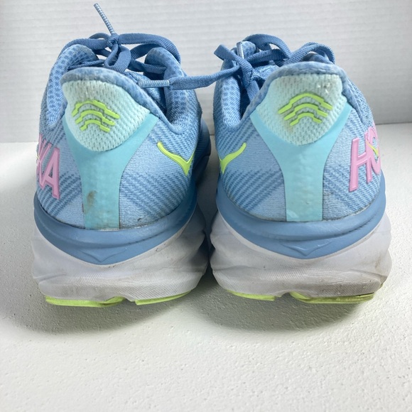 Hoka One Clitfon 9 Women’s Shoes Blue Sneakers 1127896 Running Walking Gym - Picture 3 of 12